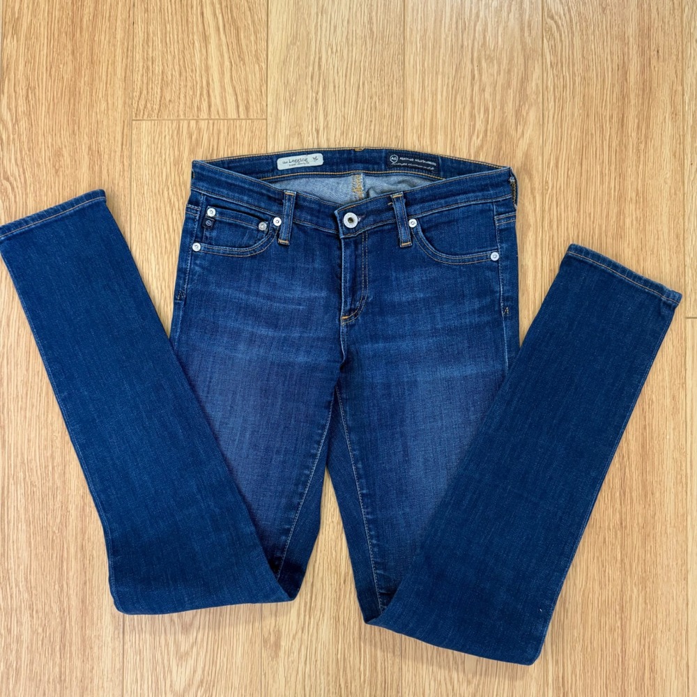 AG Adriano Goldschmied The Legging Super Skinny 28 Blue Excellent Jeans HOT! - Picture 3 of 14